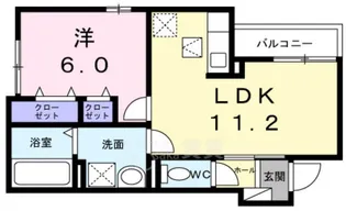 オルテンシア【1階】の間取り
