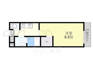 大阪府吹田市内本町2丁目【アパート】の間取り