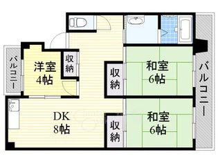 中沢マンション【3階】の間取り