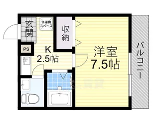 パイン箕面【3階】の間取り
