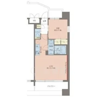 大阪府大阪市淀川区十八条2丁目【マンション】の間取り