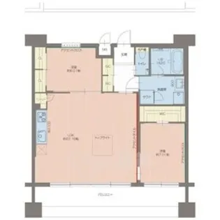 大阪府大阪市淀川区十八条2丁目【マンション】の間取り
