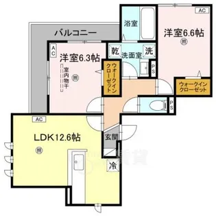 D-residence五月丘【2階】の間取り