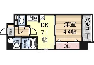 大阪府茨木市双葉町【マンション】の間取り