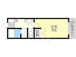 大阪府茨木市若園町【マンション】の間取り