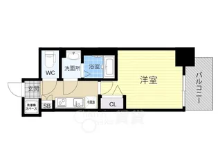 Alivis福島海老江【2階】の間取り