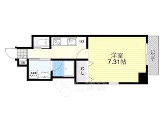 エメルミナ豊中岡町【7階】の間取り