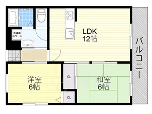 丸栄ライオンズマンションB棟【3階】の間取り