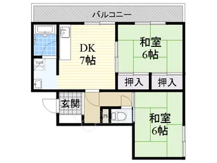 グリーン平尾【4階】の間取り