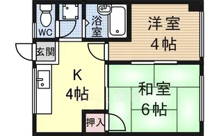 オプス正雀【3階】の間取り