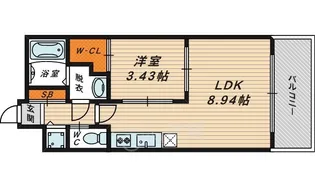 アーバネックス京橋【4階】の間取り