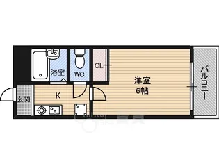 ノースコート【4階】の間取り