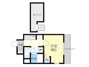 エステムコート大阪城前OBPリバーフロント【9階】の間取り