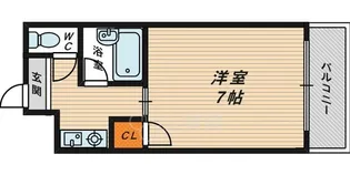 サンライズミナミ【4階】の間取り