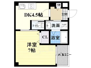 アルバス大宮【1階】の間取り