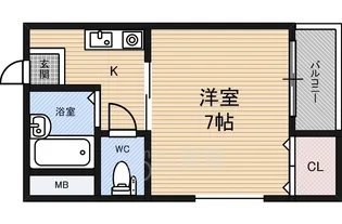 アメニティ関目【3階】の間取り