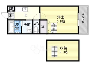 高殿TKハウス【1階】の間取り