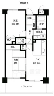 今福パーク・レジデンス【2階】の間取り