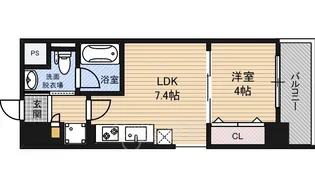 La CASA 京橋【2階】の間取り
