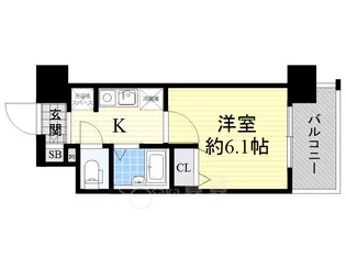 エスリード京橋ステーションプラザ【2階】の間取り
