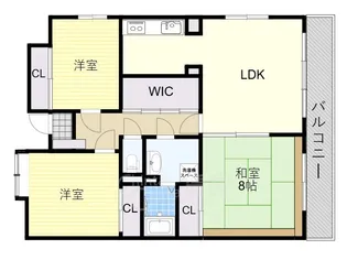 大阪府吹田市千里山西2丁目【マンション】の間取り