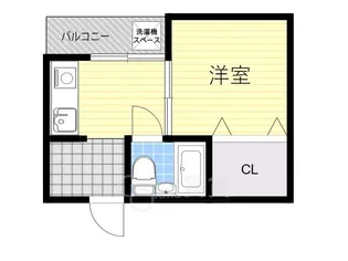 大阪府茨木市郡山2丁目【マンション】の間取り