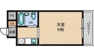 大阪府大阪市東淀川区下新庄3丁目【マンション】の間取り