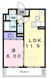 大阪府大阪市鶴見区安田1丁目【アパート】の間取り
