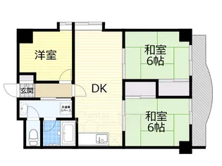 エレガントライフ新光【3階】の間取り