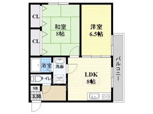 メゾンコトブキ新森【3階】の間取り