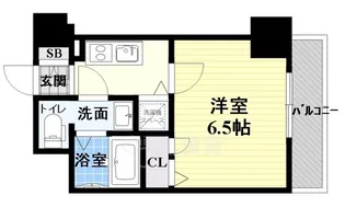 ララプレイス ザ・京橋ステラ【7階】の間取り