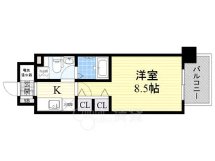グラマシー京橋【6階】の間取り