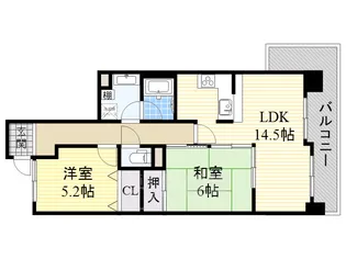 パードレ関目【8階】の間取り