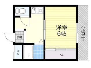 エクシードプラザ豊中【2階】の間取り