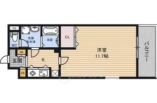 エクセレントOBPバンクス【4階】の間取り