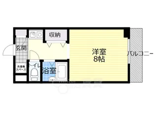 ピュアコート【4階】の間取り