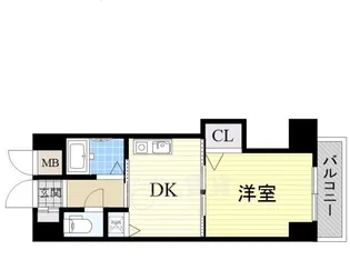 ノルデンハイム今福【11階】の間取り