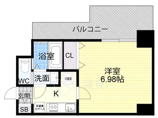 Quintet JOTONOE(旧サムティ城東野江レジデンス)【7階】の間取り