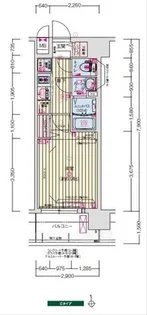 プレサンス大阪都島エレナード【5階】の間取り