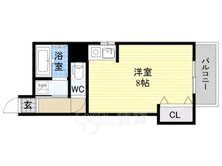 エルプラド京橋【1階】の間取り