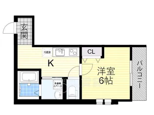 フジパレス城北公園通5番館【2階】の間取り