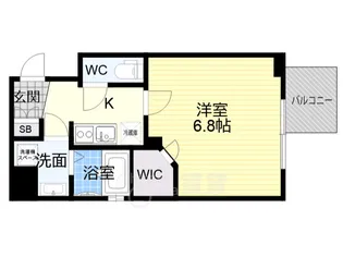 SOAR城東蒲生【2階】の間取り