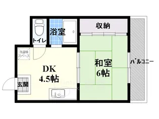 ハイツ寿【2階】の間取り