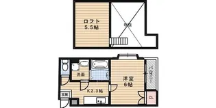 エヌズコート2【3階】の間取り