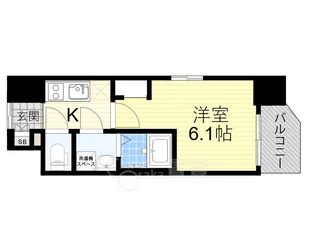 JMFレジデンス桜ノ宮【2階】の間取り
