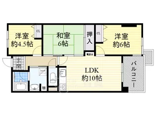 エルコート千林【2階】の間取り