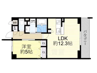 estageo関目高殿【6階】の間取り