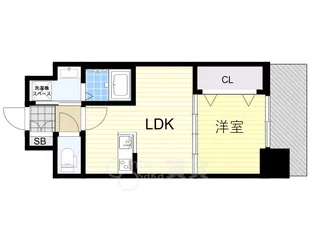 1DKの間取り画像