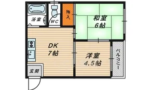 リブラン山内【3階】の間取り