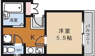 マイウェイ刀根山【3階】の間取り